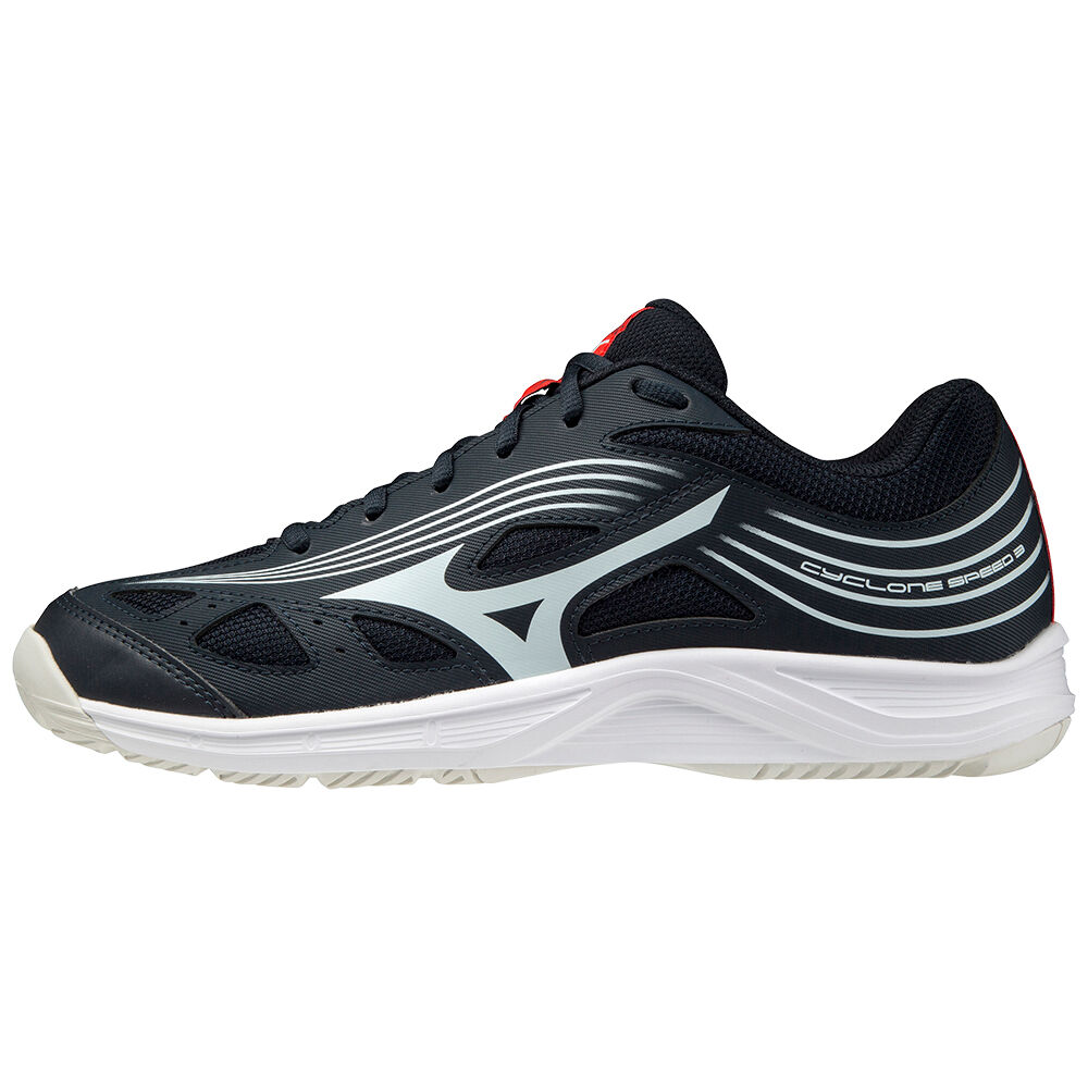 Mizuno Men's Cyclone Speed 3 Volleyball Shoes Black/Blue/Red (V1GA218065-BQH)